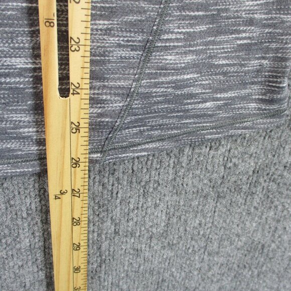 Lululemon Shirt Womens 4 Gray Another Mile Training Run Athletic Tiger Space Dye - Picture 8 of 9